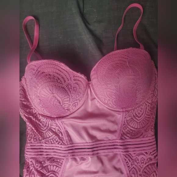 X-Large Pink Teddy/Body Lingerie - Picture 4 of 7